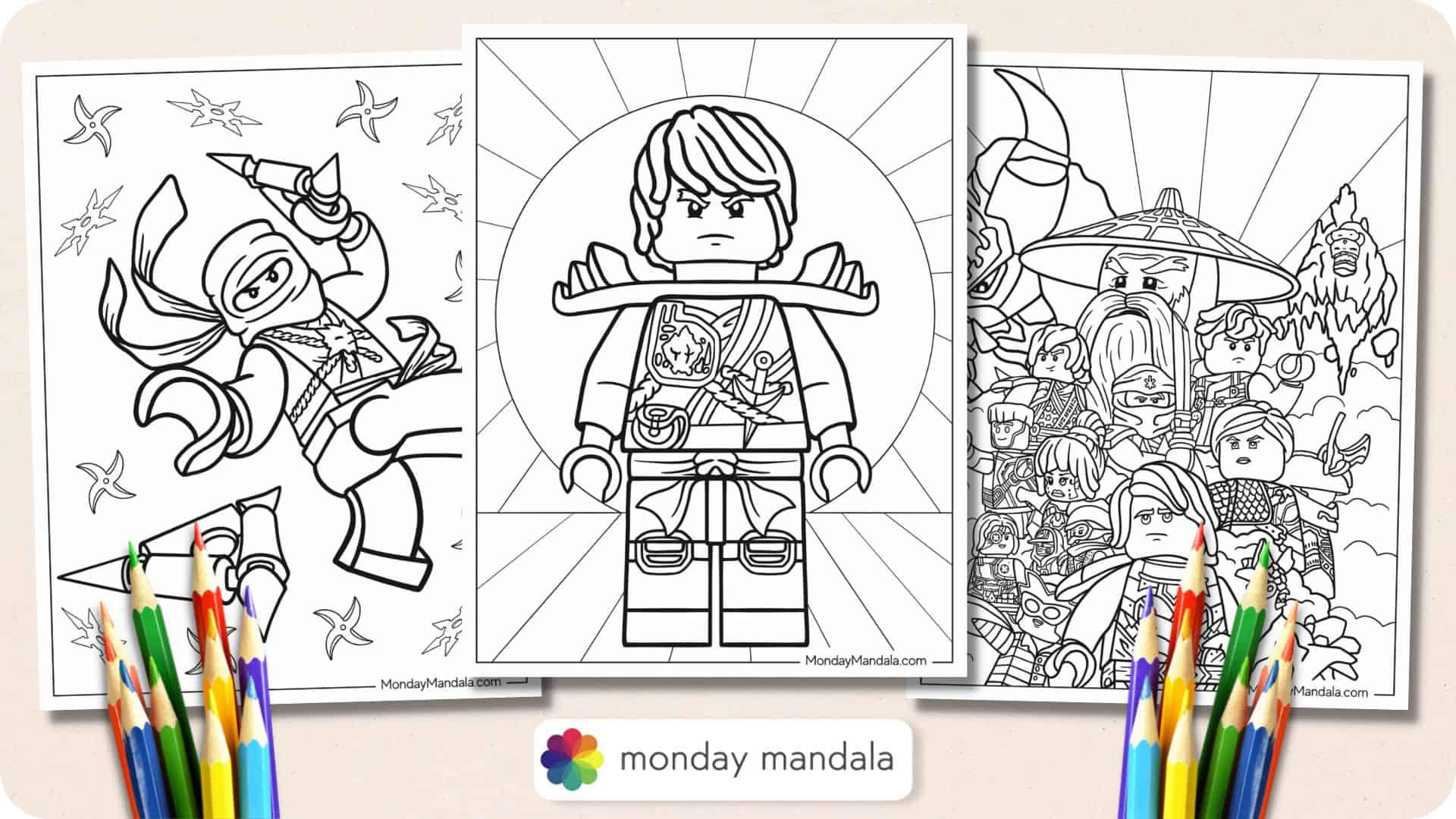 free printable lego ninjago coloring pages_9481