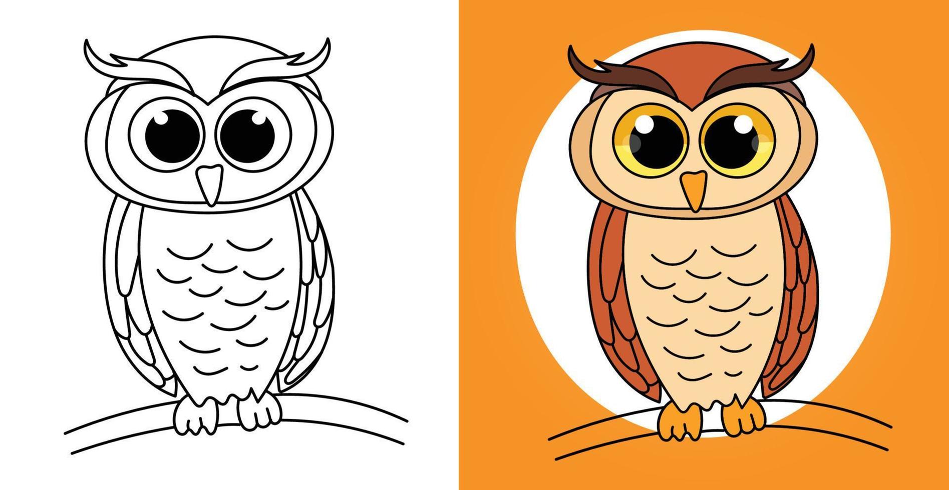 owl color pages_2481