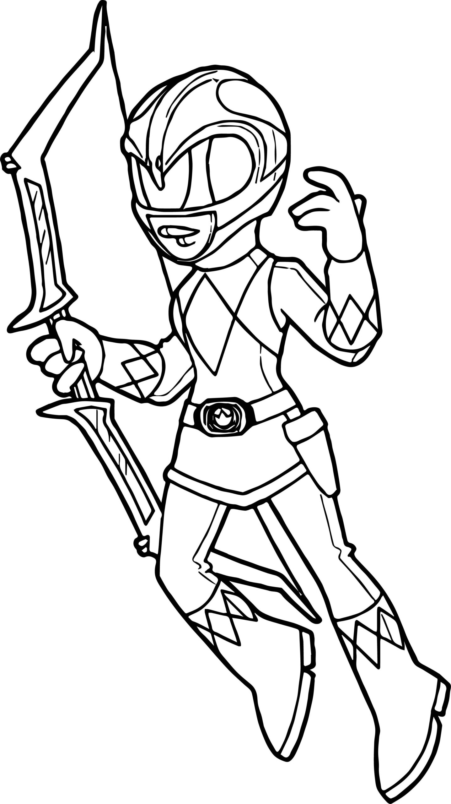 power rangers coloring pages pink_4476