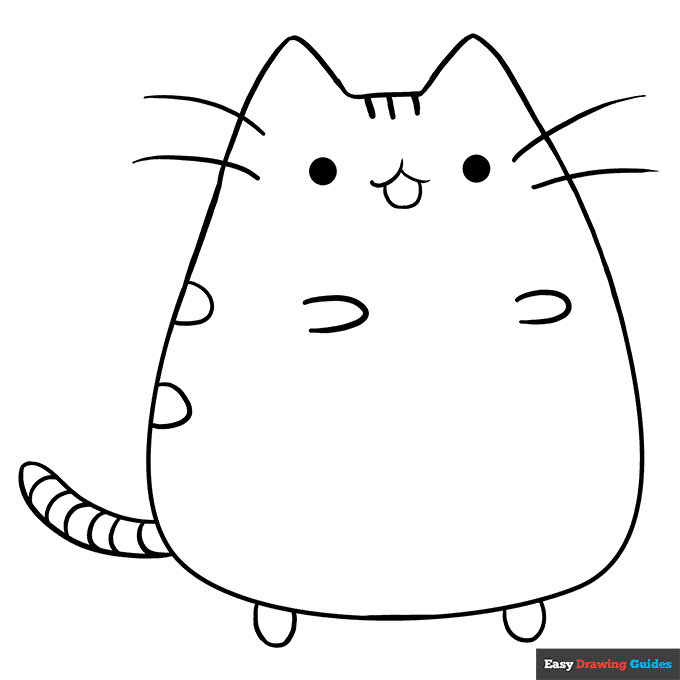 coloring pages printable pusheen_6754