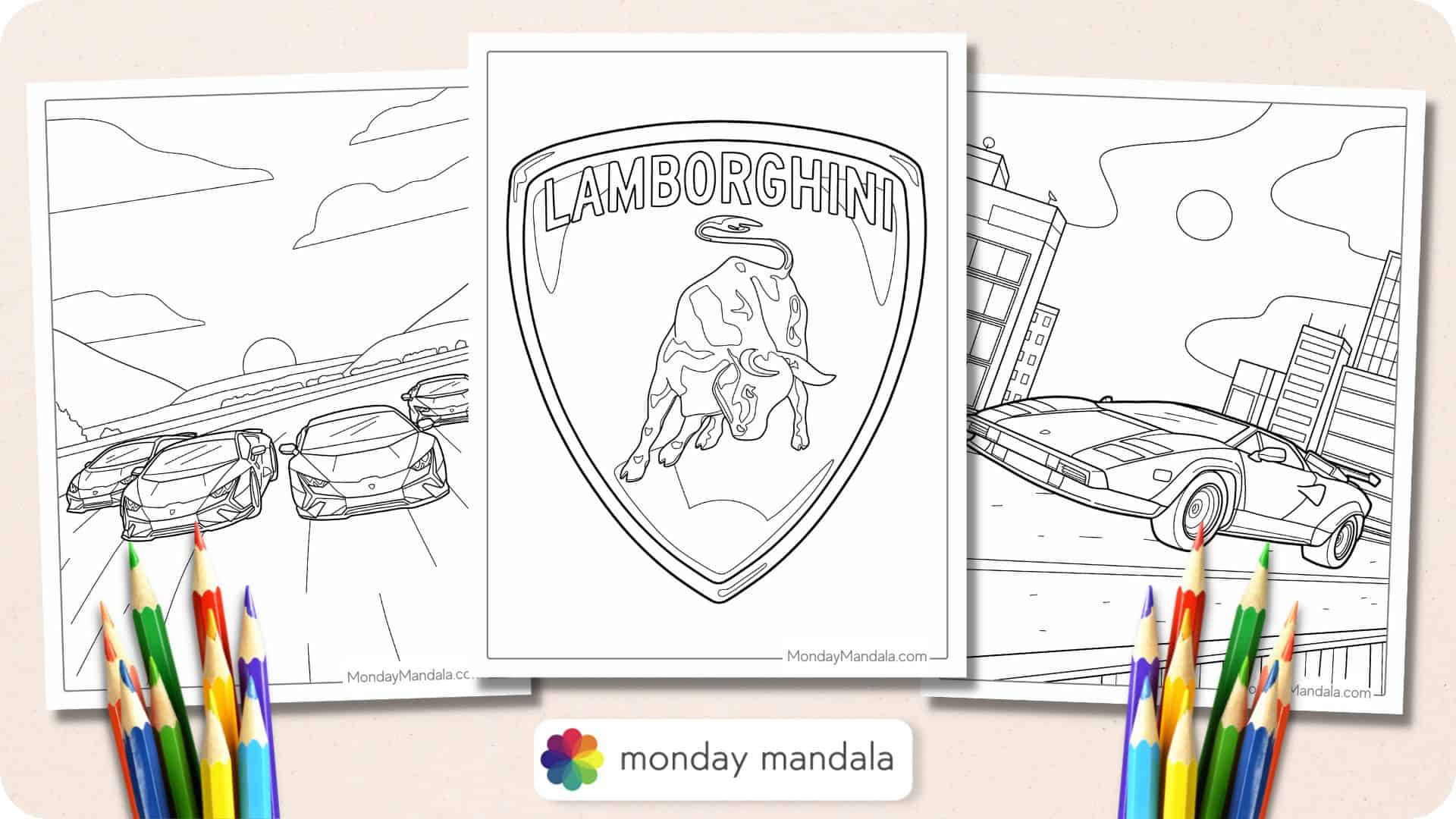 free color pages lamborghini_1487