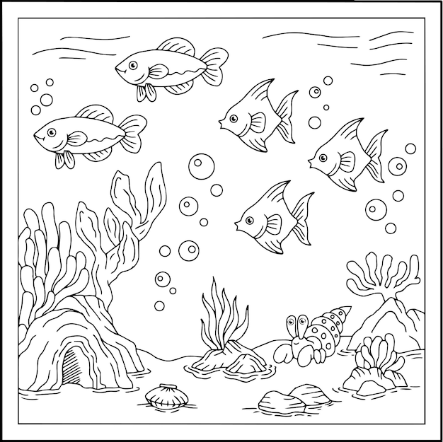 kids ocean coloring pages_1201