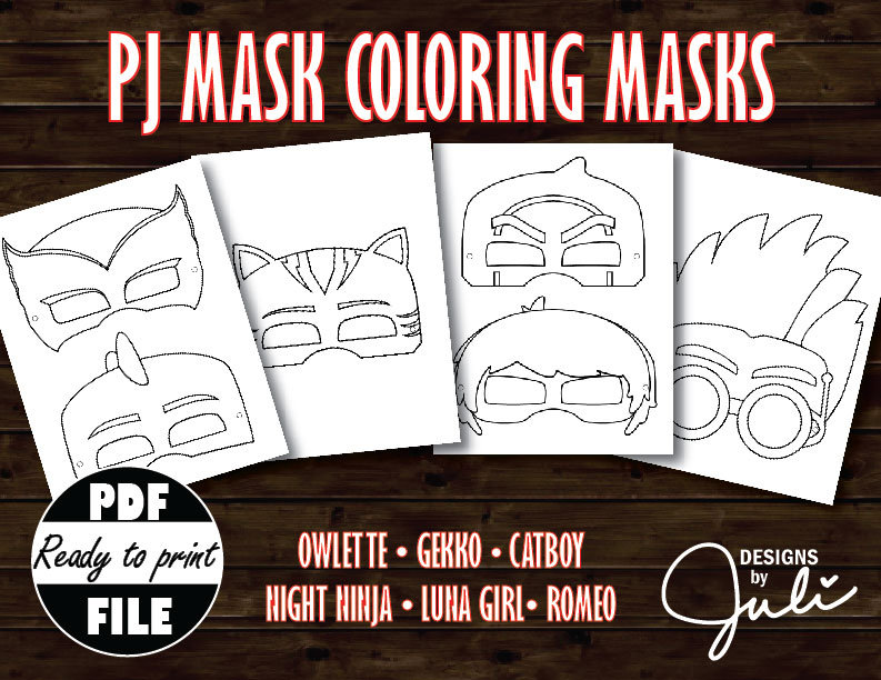 pj masks night ninja coloring page_7439