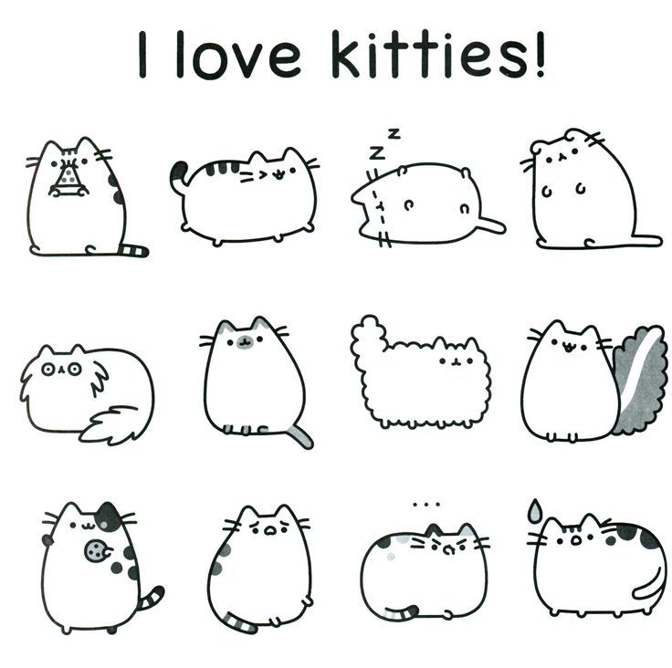 printable coloring pages pusheen cat_5339