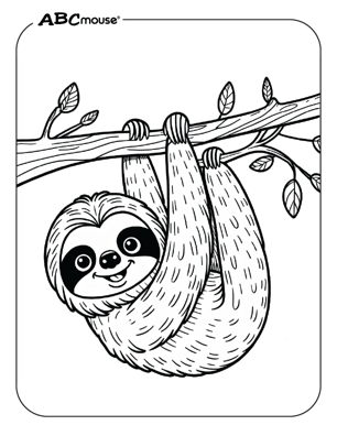 sid the sloth coloring pages_9666