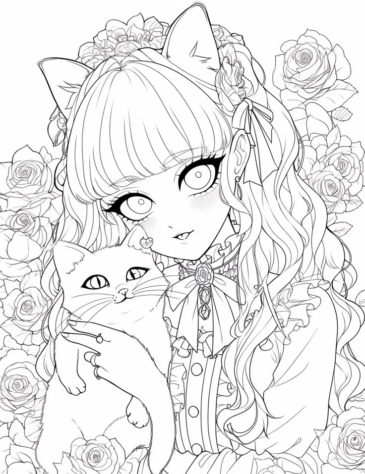 skeleton girls rose coloring pages hard_1861
