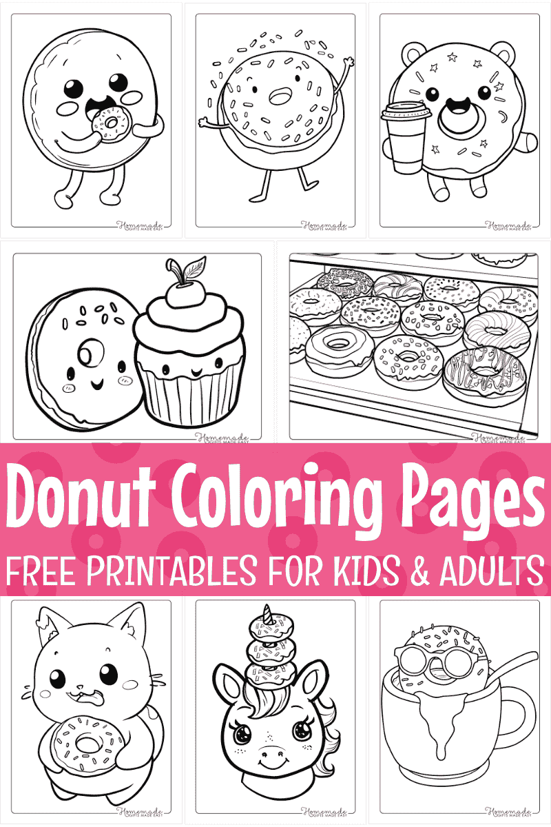 sprinkle donut num nom coloring page_3102