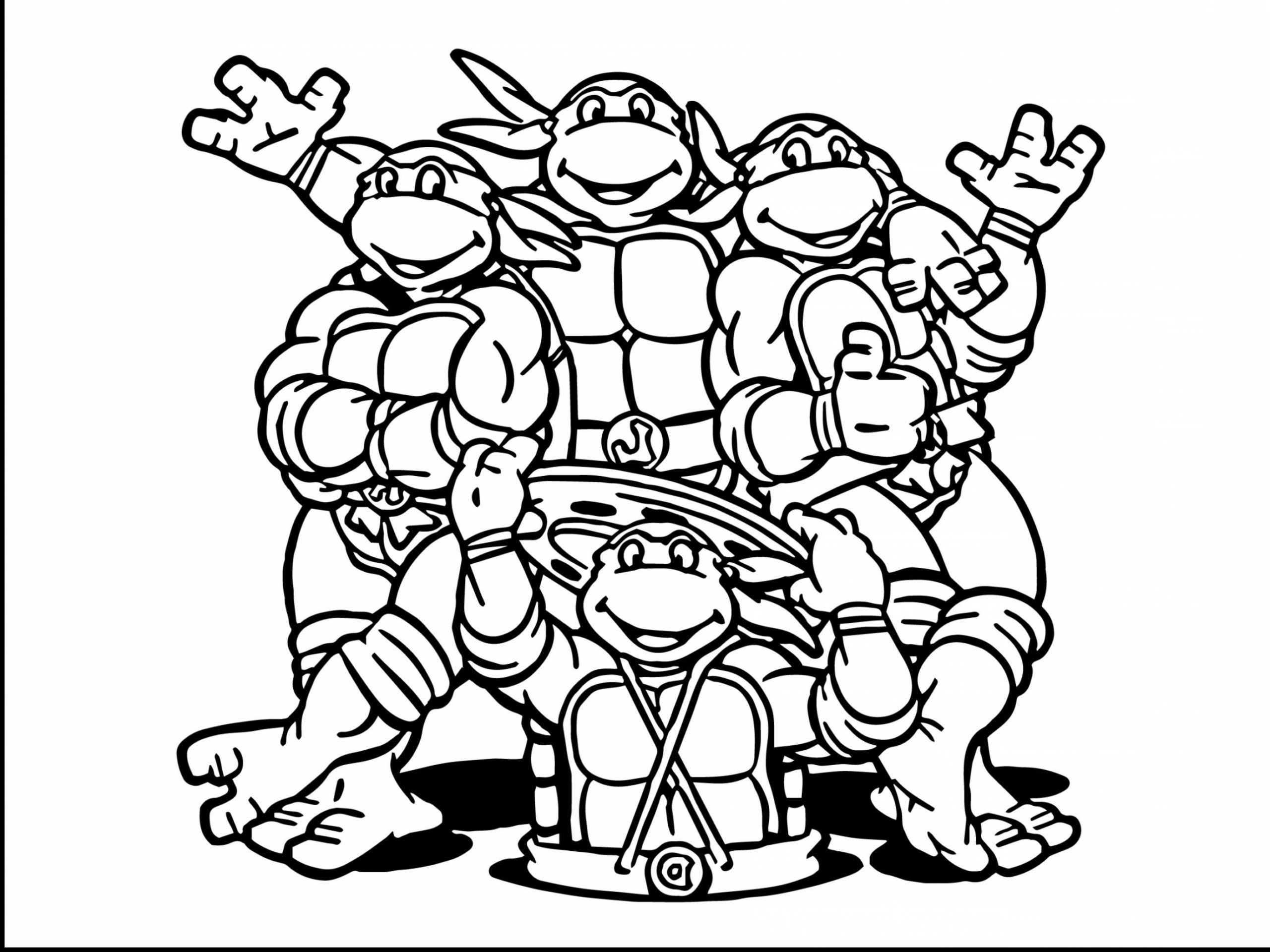teenage mutant ninja turtle printable coloring pages_5805