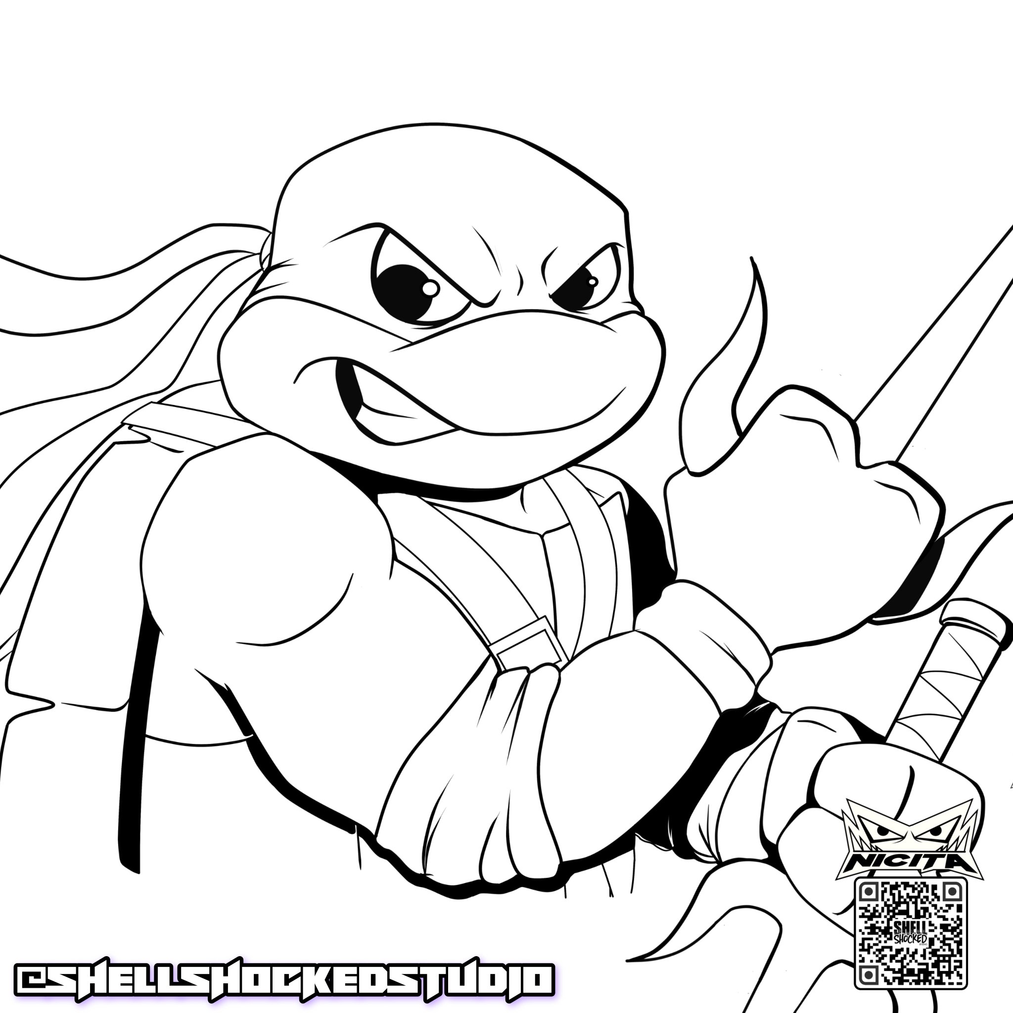 teenage mutant ninja turtles free coloring pages_3279