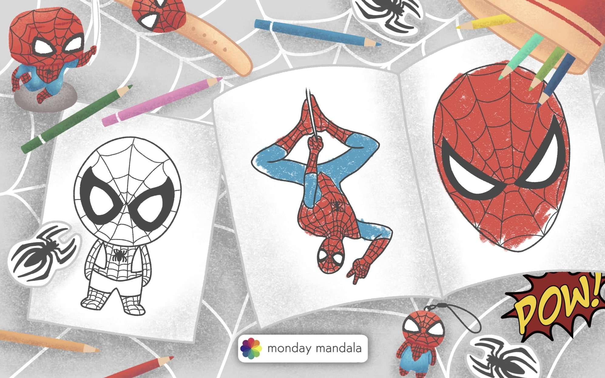 toddler printable spiderman coloring pages_6730