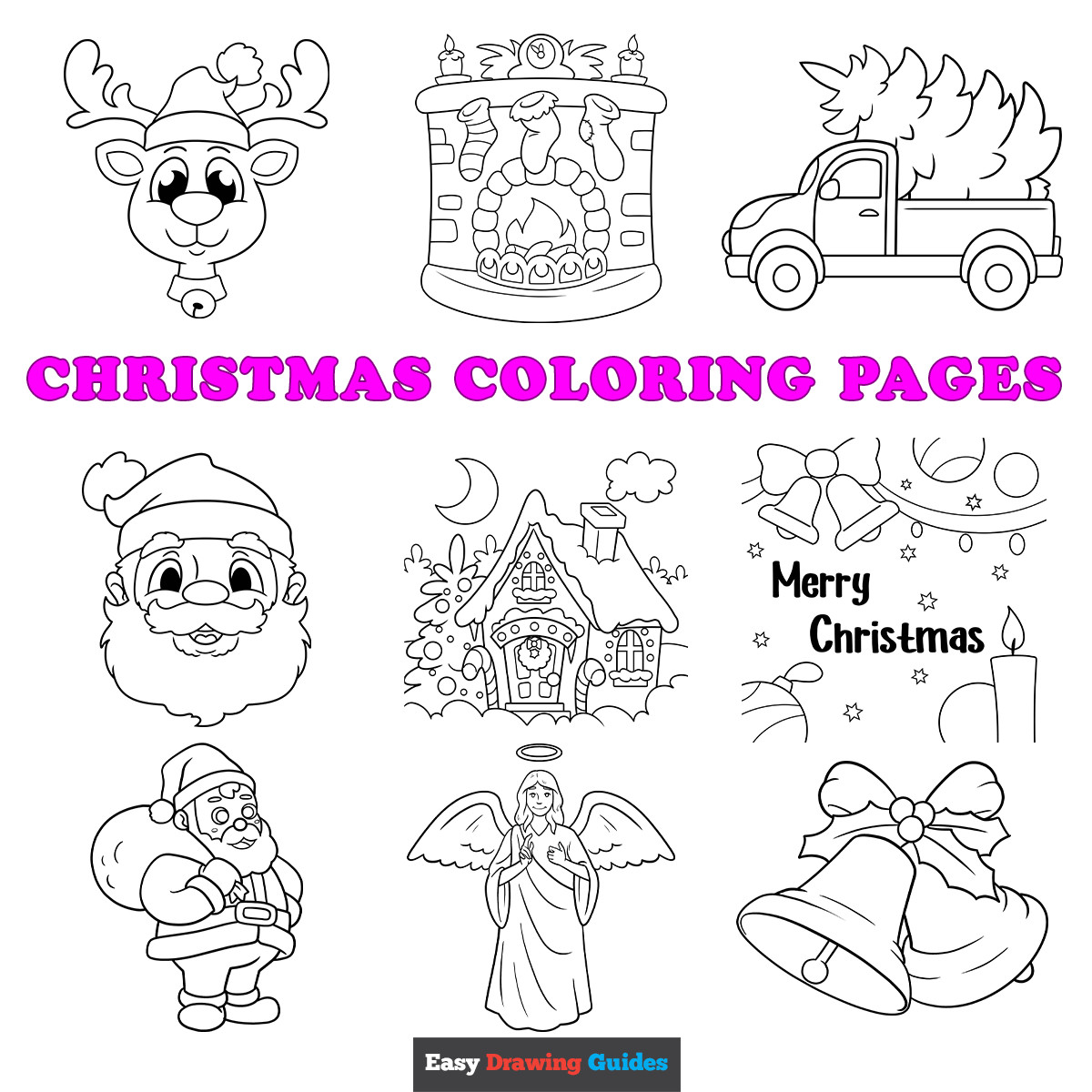 vintage the candy cane house coloring book coloring pages_6264