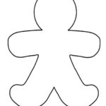 a gingerbread man coloring page_2367