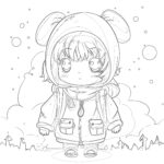 anime coloring pages online for printable
