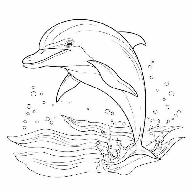 bottlenose dolphin coloring pages_2849