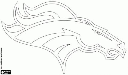 broncos football coloring pages_2042