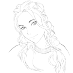 coloring pages cute realistic girls