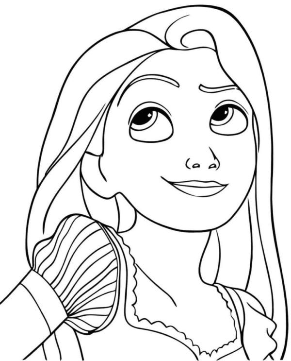 coloring pages for kids rapunzel_3862
