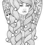 coloring pages girls hard_6872