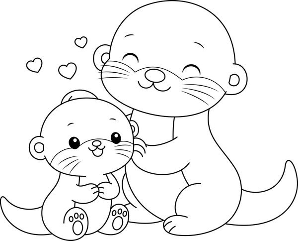 coloring pages of cute baby animals_6927