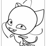 coloring pages of ladybug and cat noir_8865