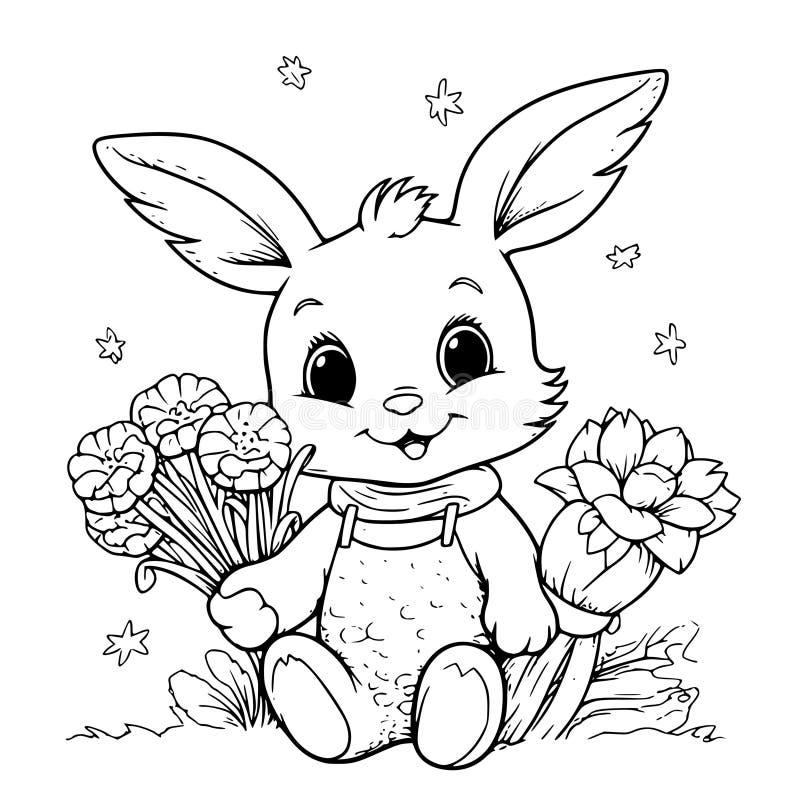 coloring pages of super cute baby animals_1601