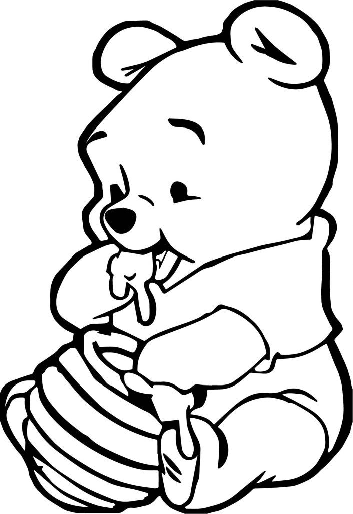 coloring pages of winnie the pooh as babies_2183