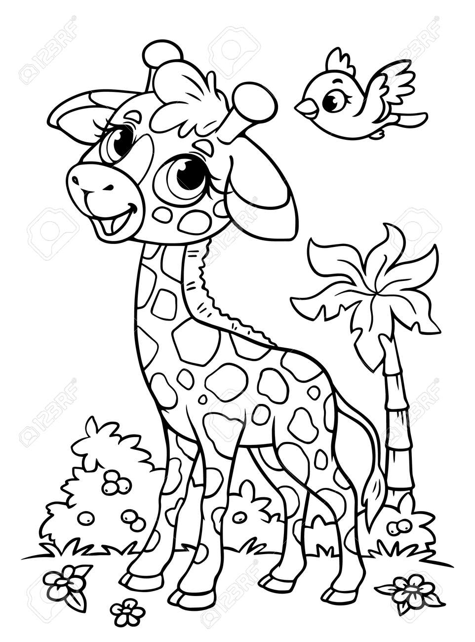 cute baby zoo animals coloring pages_5227