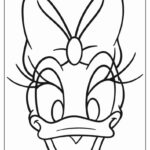 daisy duck face coloring pages_5056