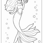 disney little mermaid coloring page free_5690