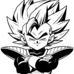 easy dragon ball z bulma coloring pages_9831