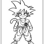 easy dragon ball z coloring pages_9020