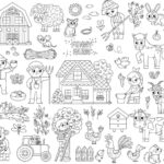 farm house coloring pages_9666