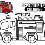 fire truck coloring page vectors_6152