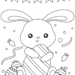 free coloring pages for kids to print easter_5943