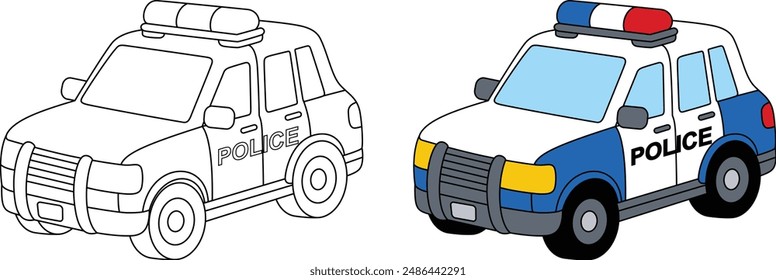 free printable coloring pages billion kids tv emergency police truck