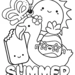 free printable coloring pages for kids summer theme_7331