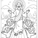 free printable easter story coloring pages_8113