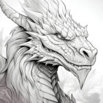 free printable hard coloring pages for kids dragon_8232