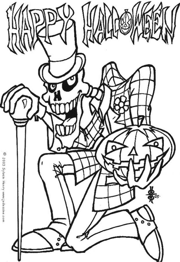 free printable kids halloween coloring pages_1323