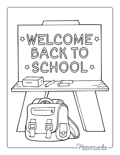 free printable welcome back to school coloring pages_9095