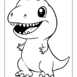 kids coloring pages simple coloring pages of dinosaurs for kids