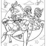 ladybug and cat noir coloring page_1063