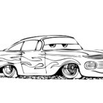 lightning mcqueen racing francesco printable coloring page_2519
