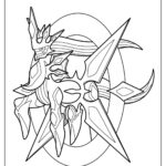 mega evolution legendary pokemon coloring pages_9556