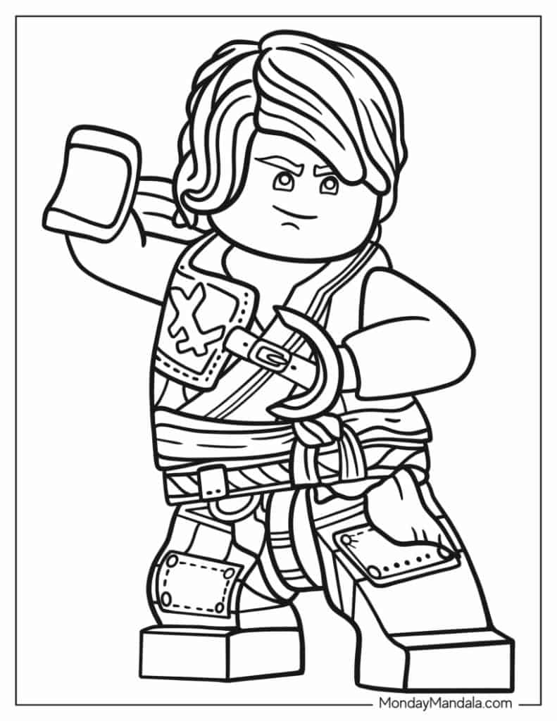ninjago coloring page lloyd_9307