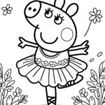 peppa pig coloring pages for kids_4980