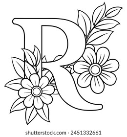 printable alphabet letters adult coloring pages_2627