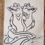 the little mermaid coloring pages free flotsam and jetsam_6096