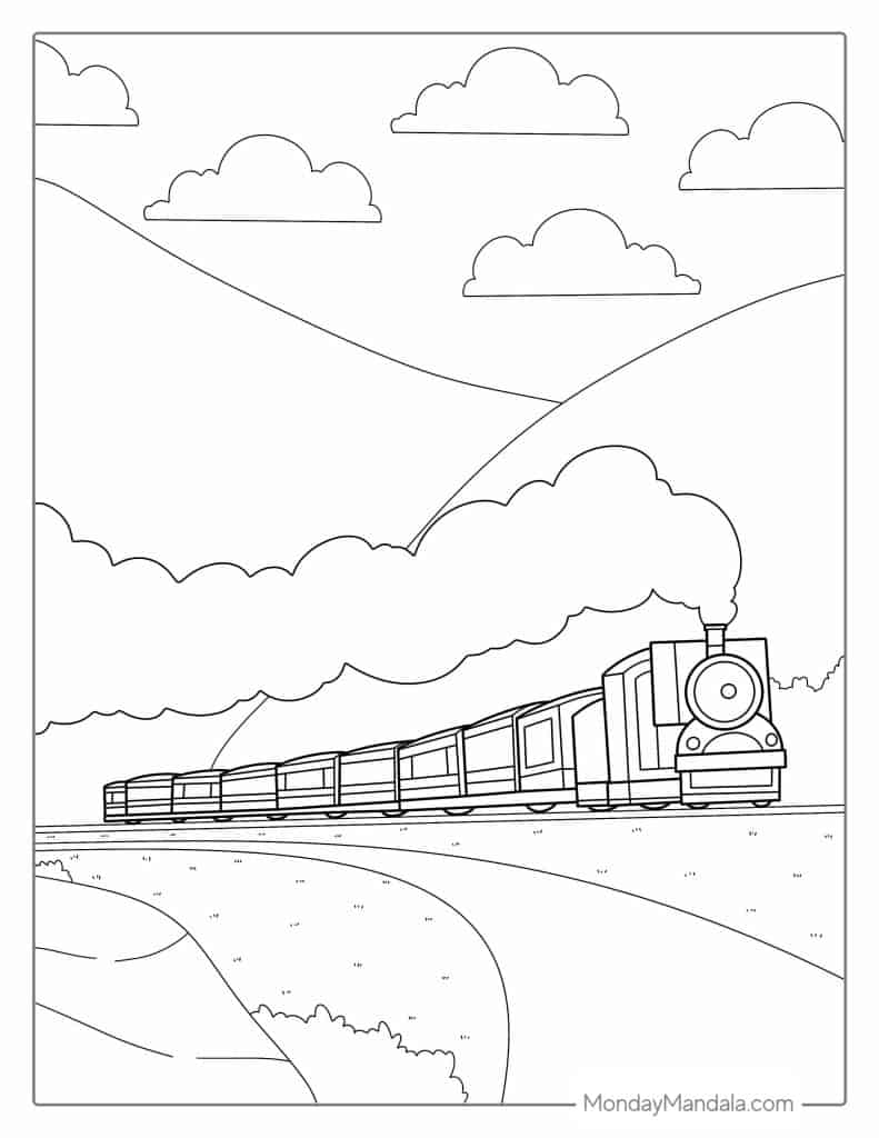 toddler coloring pages of trains_6141