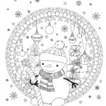 adult holiday coloring page_9226